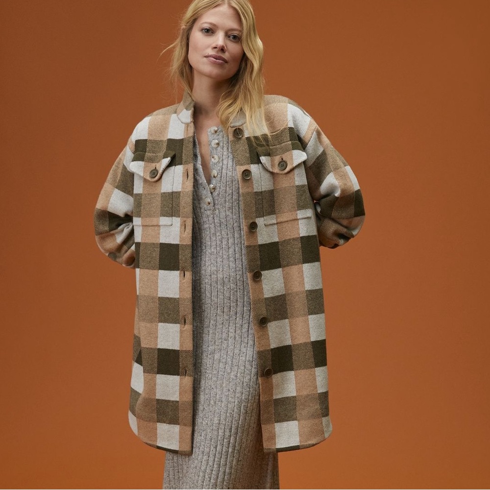Anthropologie Wool Shacket